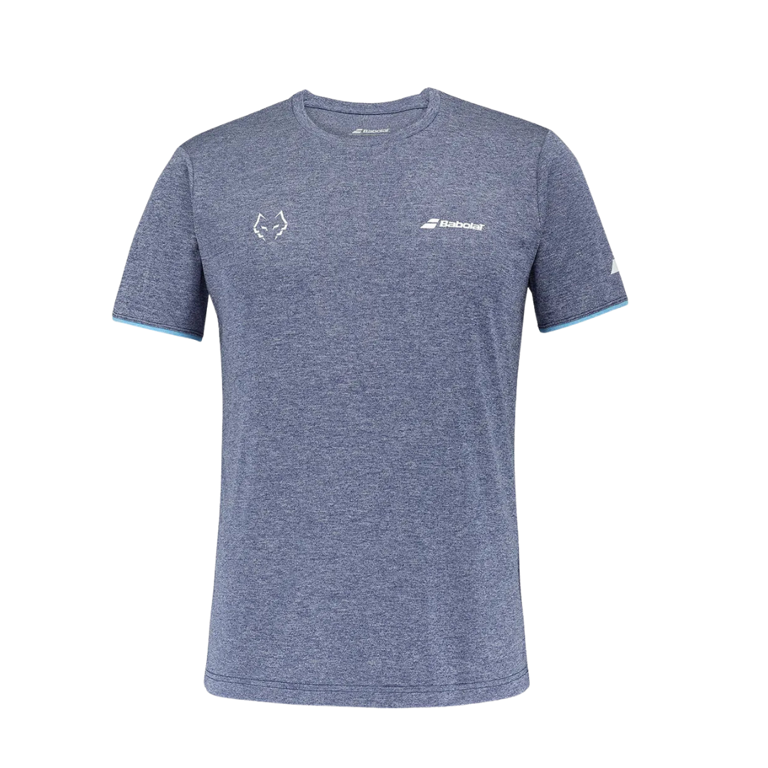 Babolat Crew Neck Tee Lebron Blau