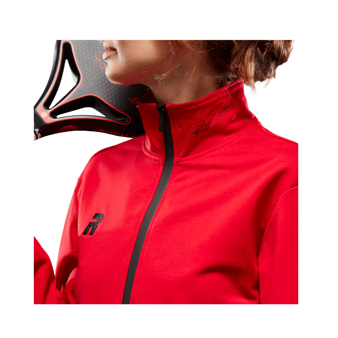 Royal Padel Trainingsjacke Damen rot