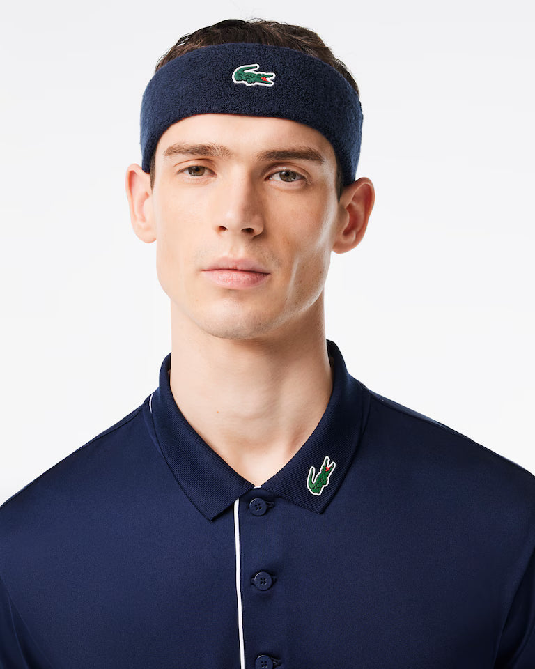 Lacoste Stirnband Blau