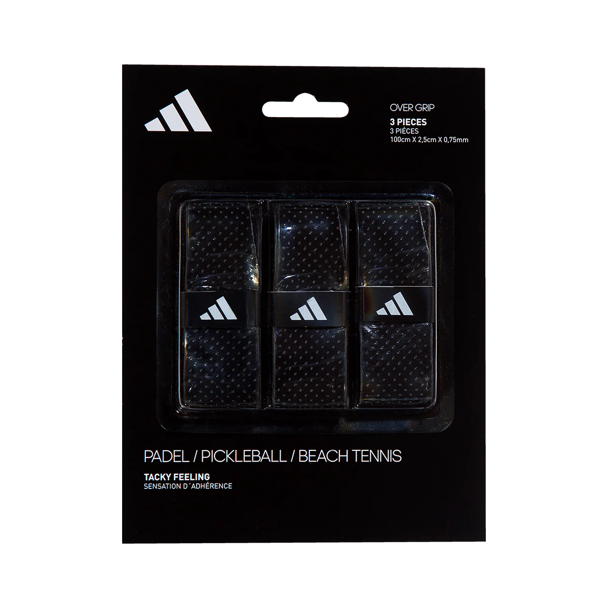 ADIDAS PADEL OVERGRIP 3er Pack - Schwarz