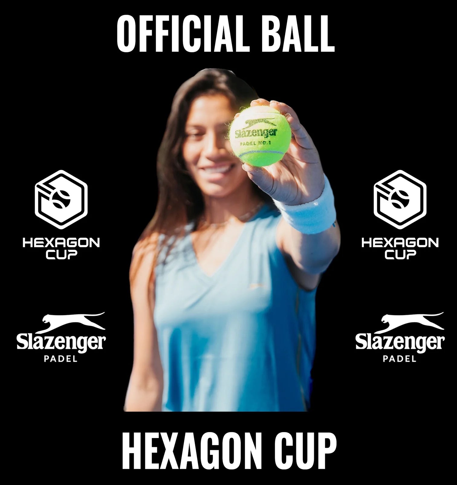 Slazenger Challenge No.1 Padelball Ballkiste 24 Dosen