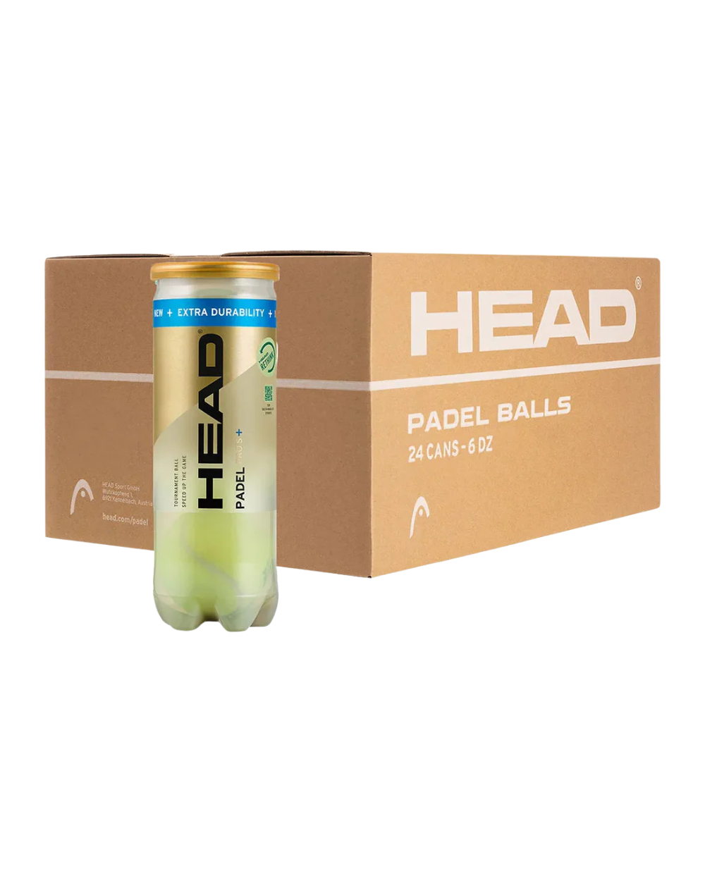 HEAD Padel Pro S +  Ballkiste (24 Dosen)