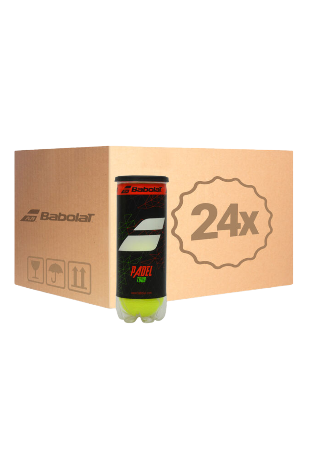 Babolat TOUR Kiste (24 Dosen) Padelbälle