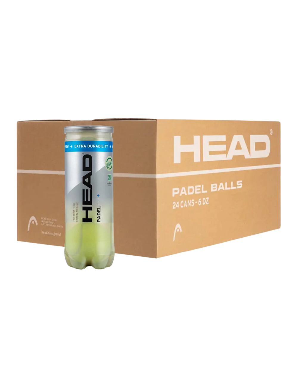 HEAD PADEL PRO+ Ballkiste (24 Dosen)