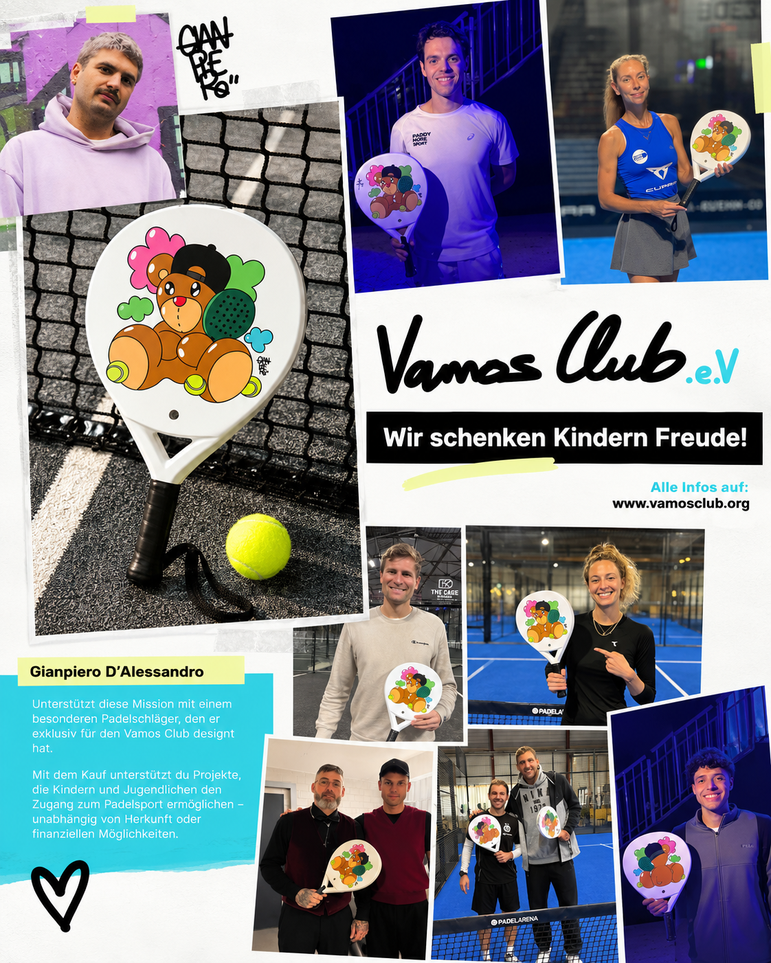 Vamos Club e. V. Charity Padel Schläger