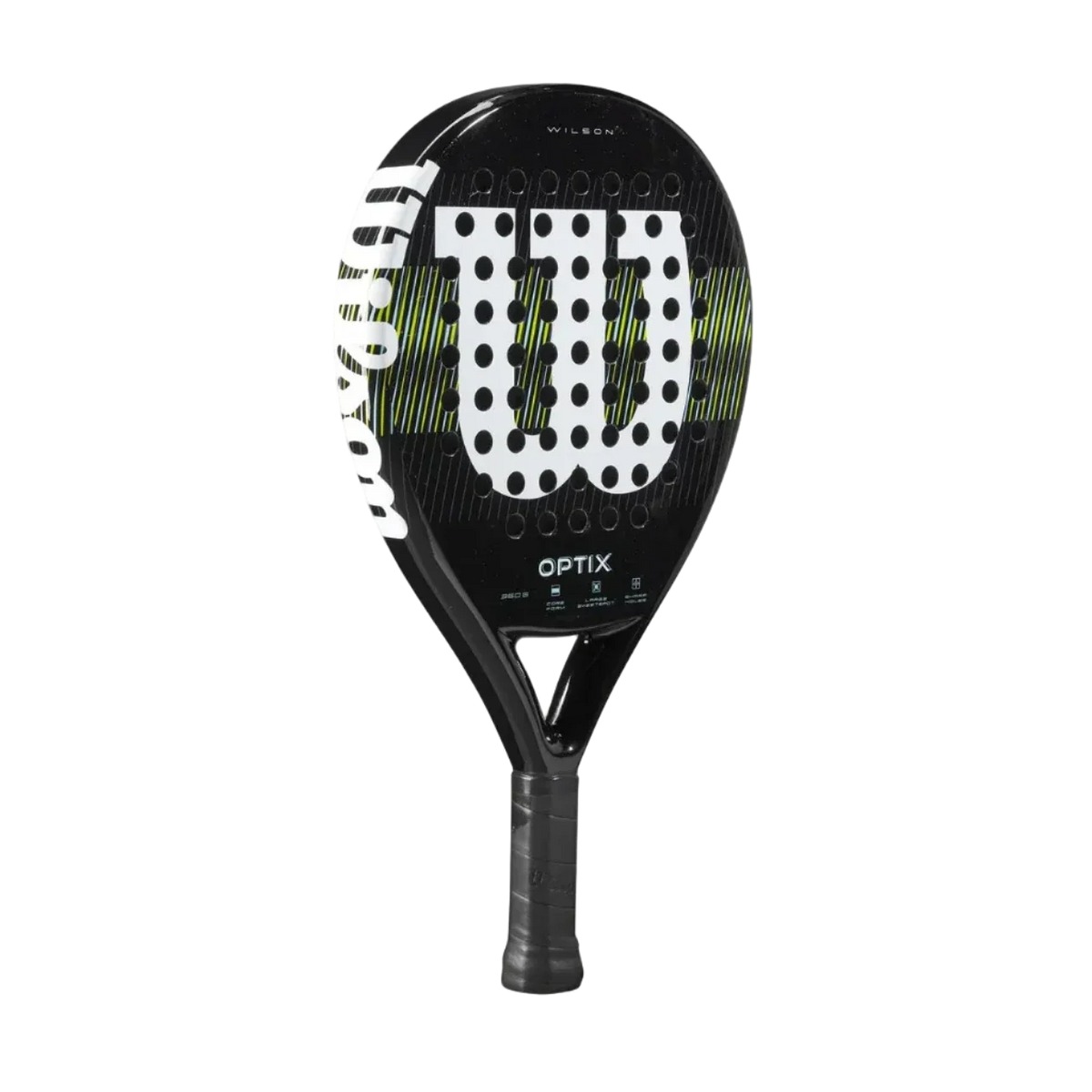 Wilson Optix V1 Schwarz Padelschläger Detail