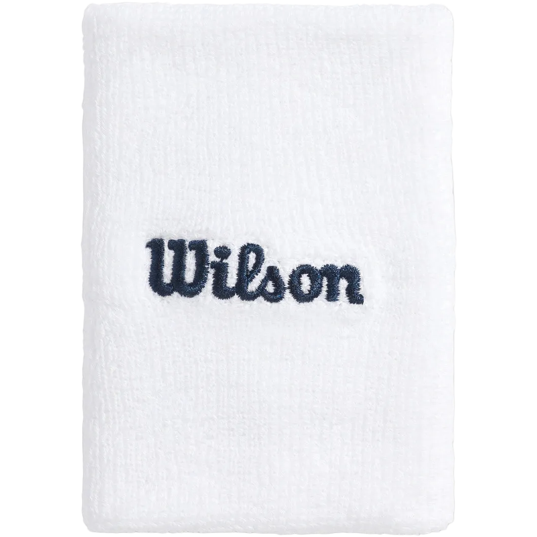 Wilson Wide Terry Schweißband Weiß
