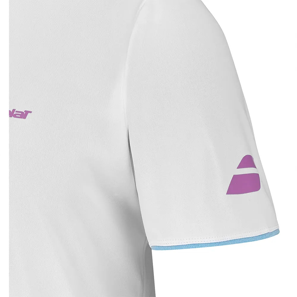 Babolat Crew Neck Tee Lebron - White/Grey