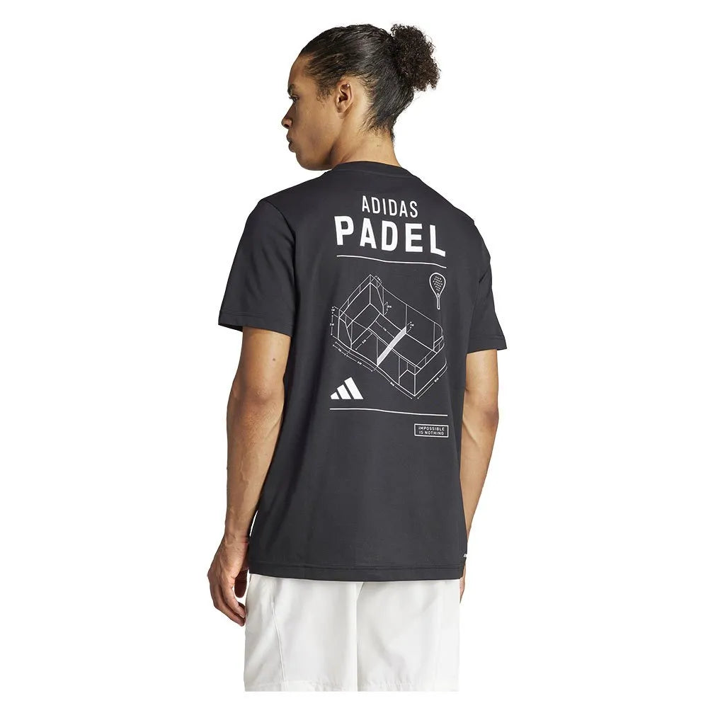 Adidas Padel T-Shirt Schwarz