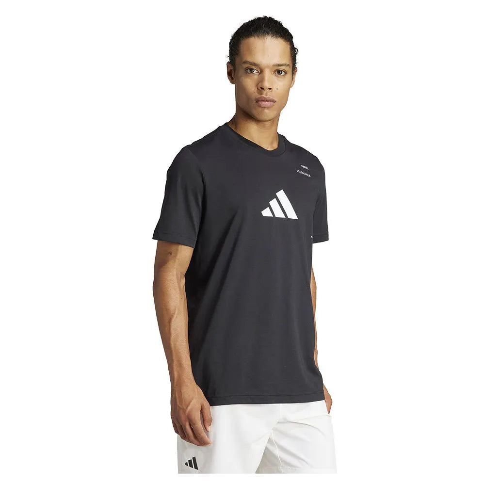 Adidas Padel T-Shirt Schwarz