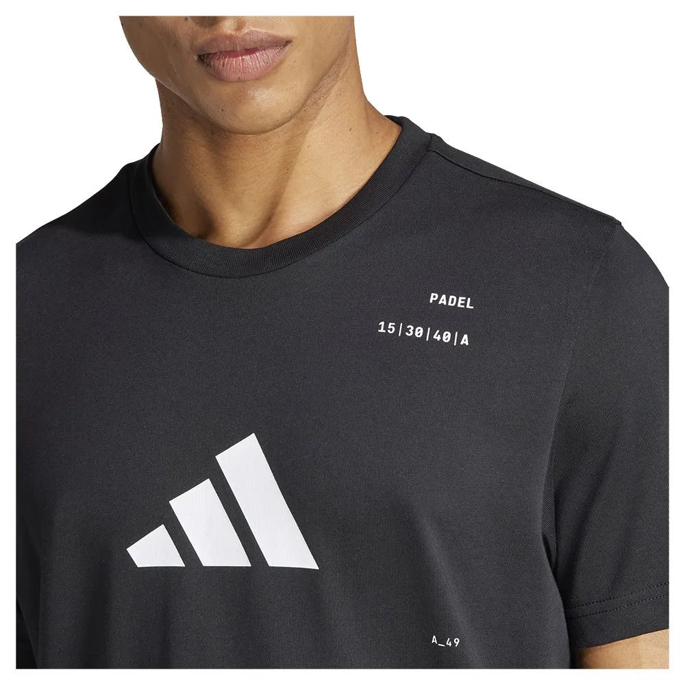 Adidas Padel T-Shirt Schwarz