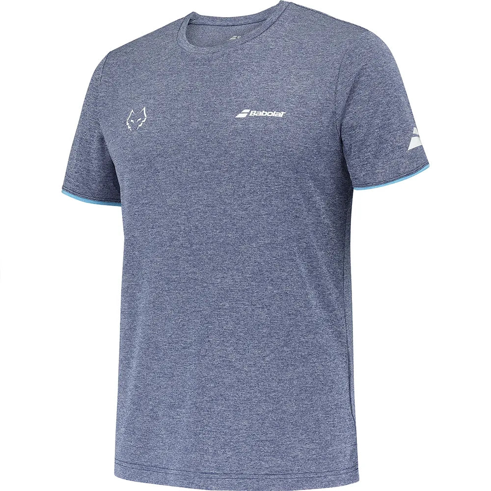 Babolat Crew Neck Tee Lebron  Blau