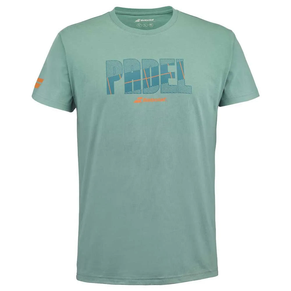 Babolat Padel Cotton Tee Green