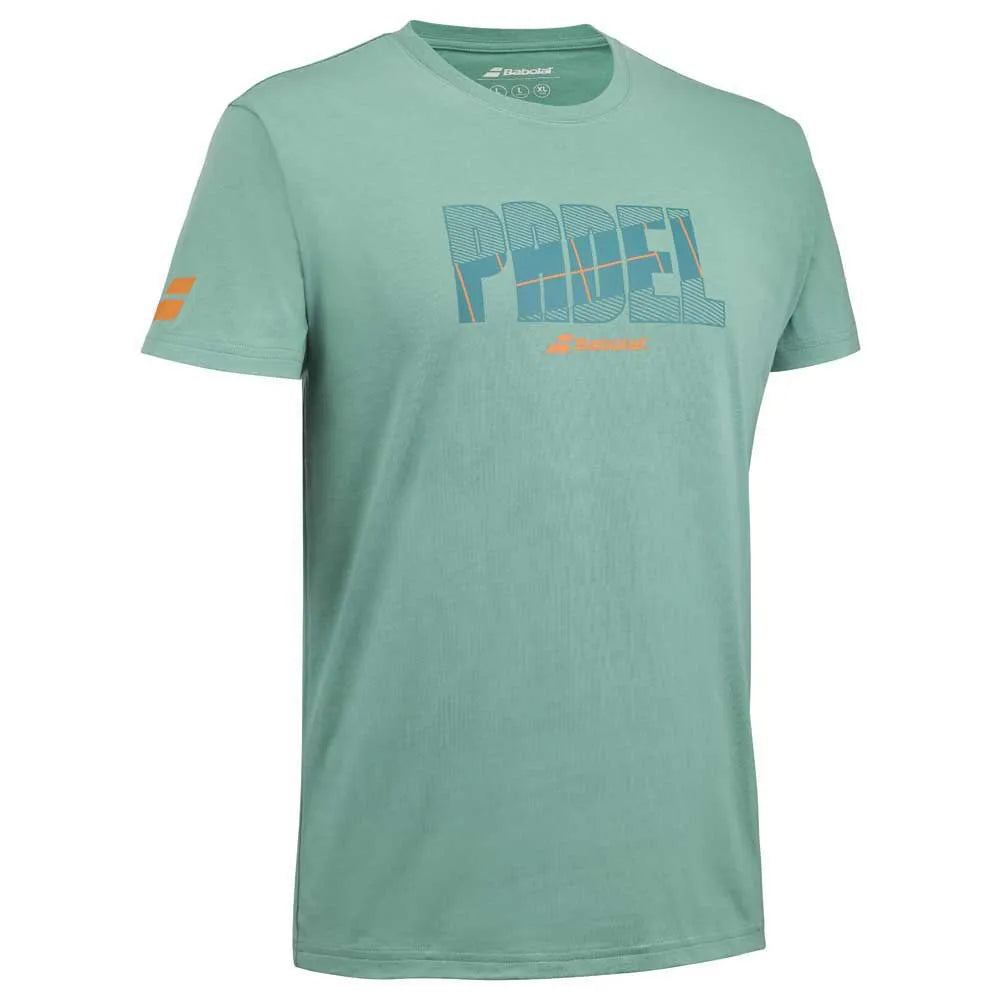 Babolat Padel Cotton Tee Green