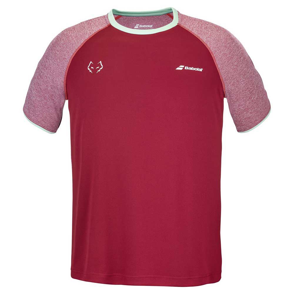 Babolat Crew Neck Tee Lebron  Rot/Dahlia