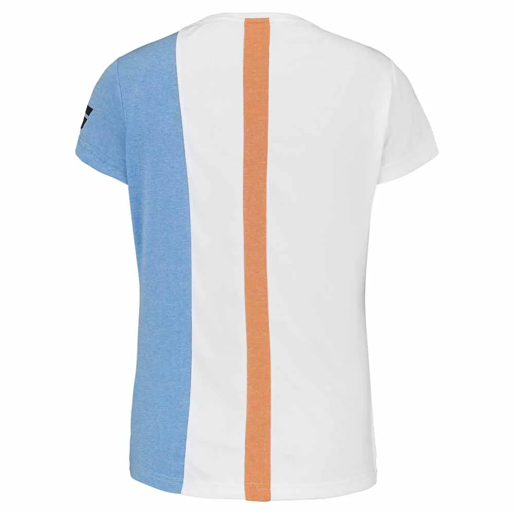 Babolat Play Cap Sleeve Top Damen - Weiß/Blau/Orange