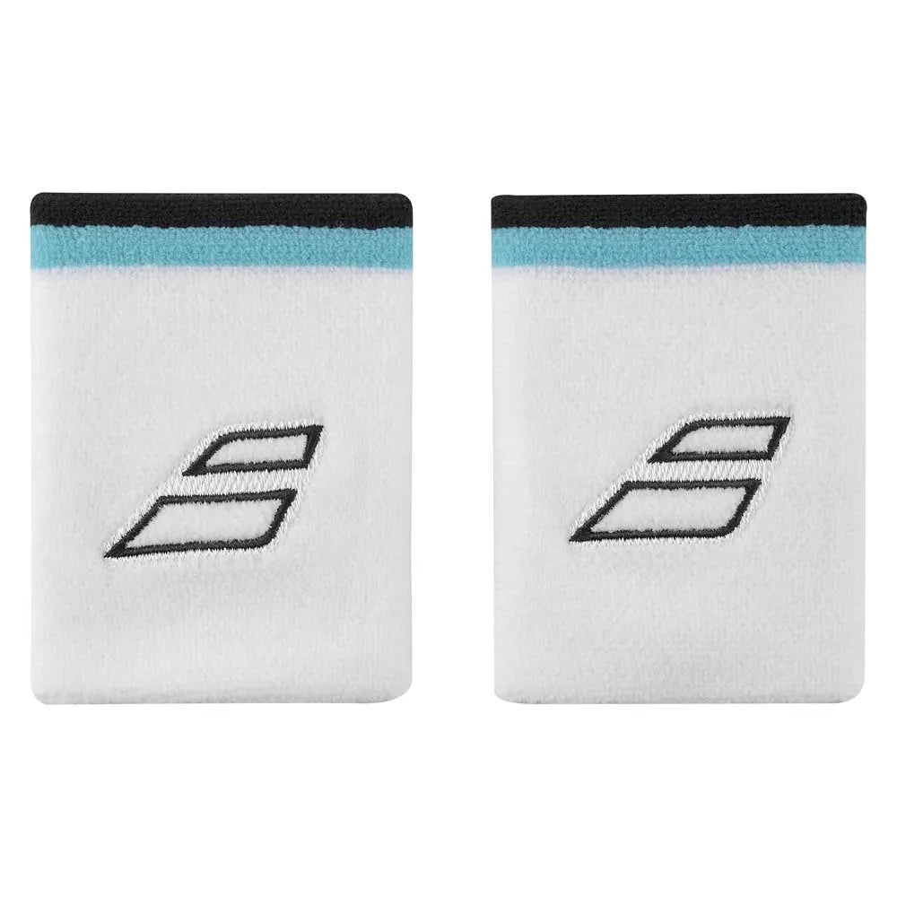 Babolat Terry Jumbo Schweißband Weiß/Blau