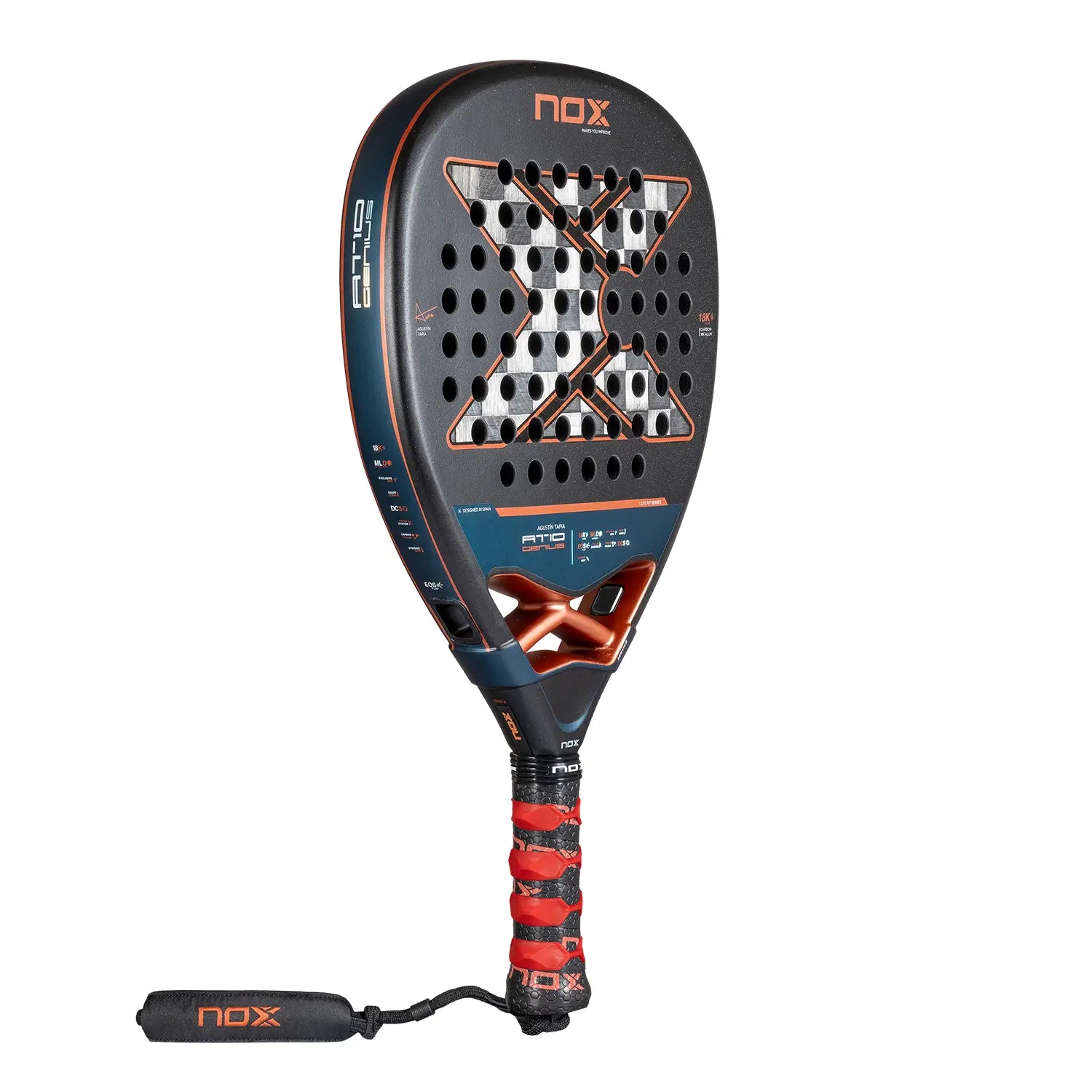 NOX AT10 Genius ATTACK 18K 2024 by Agustín Tapia padel racket