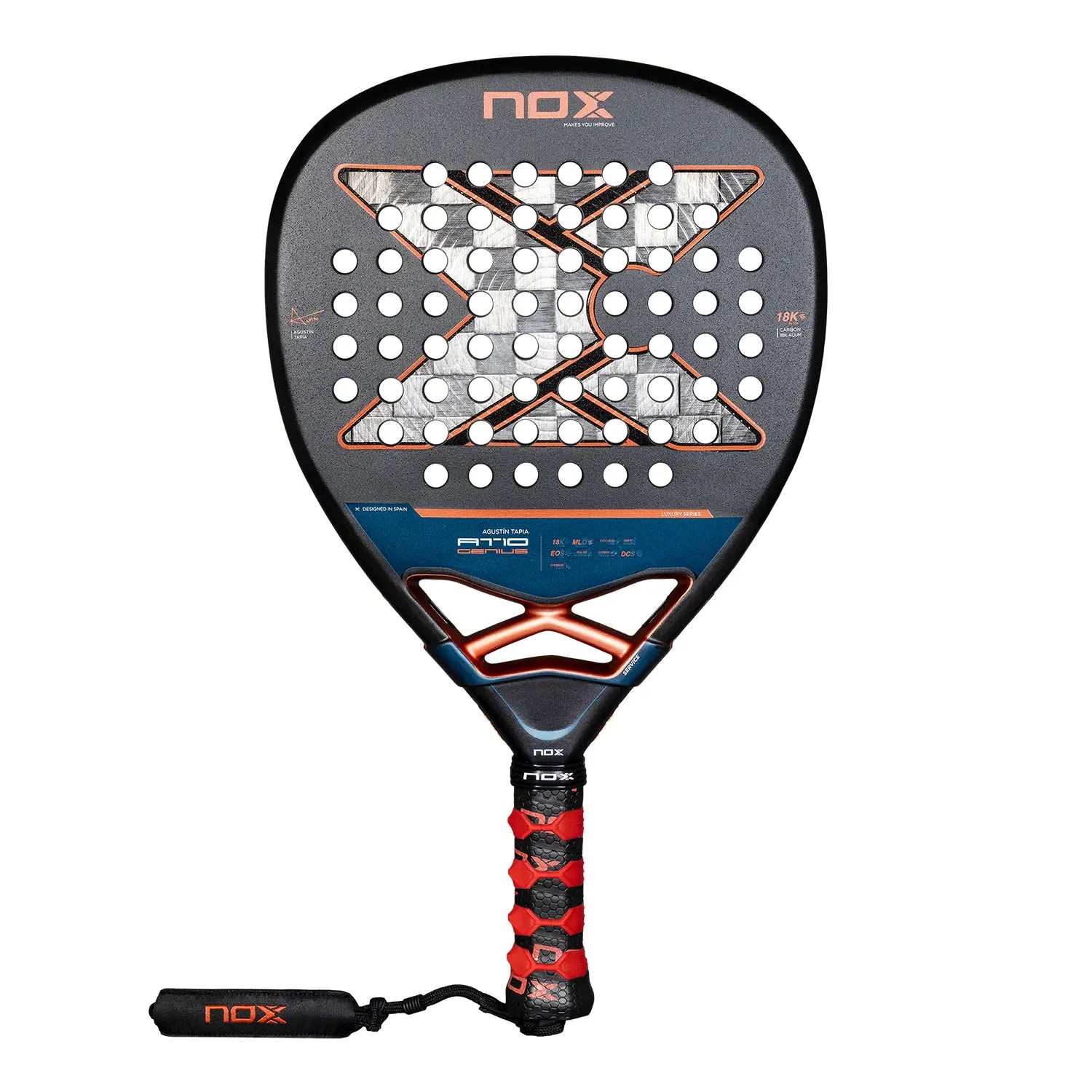 NOX AT10 Genius ATTACK 18K 2024 by Agustín Tapia padel racket