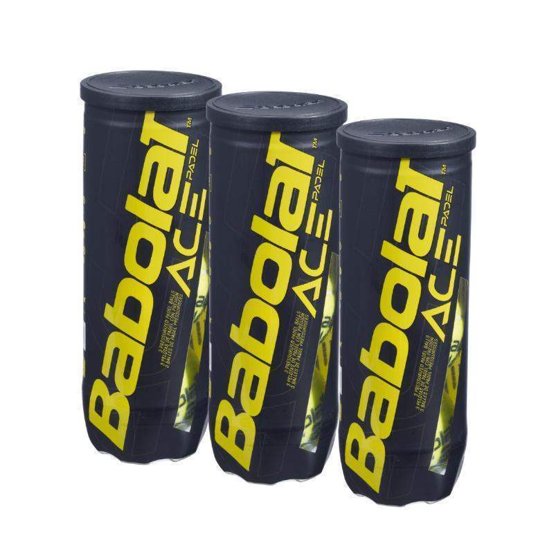 Babolat ACE can of 3 padel balls