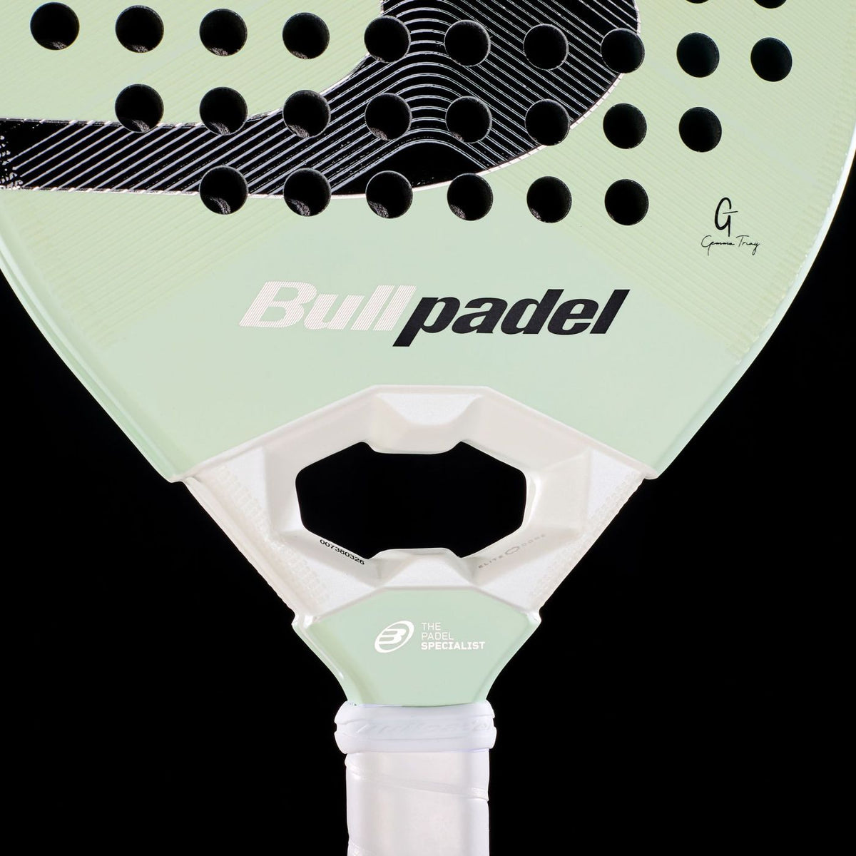 Bullpadel Elite 02 2027 Padelschläger – Seitenansicht Profil 38 mm