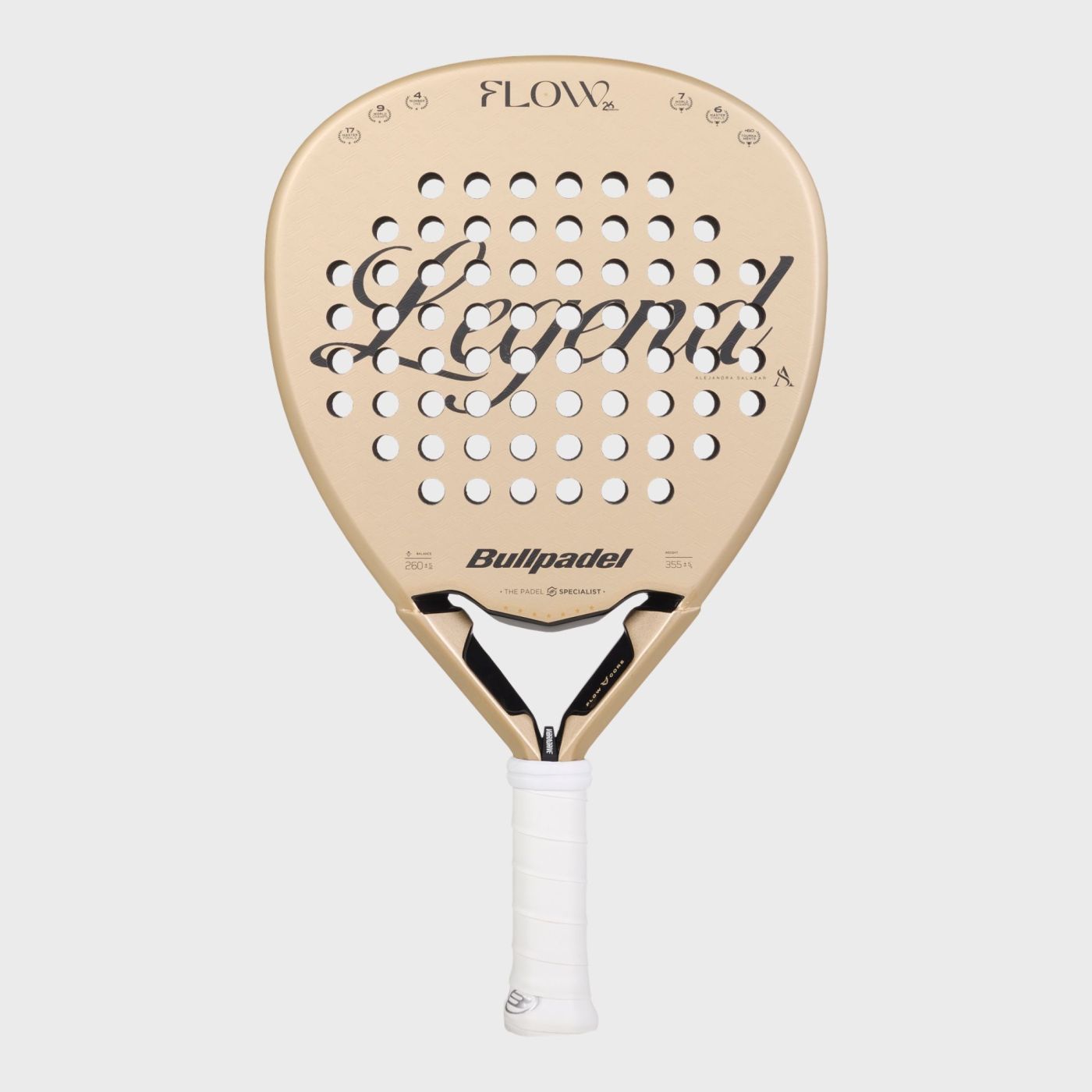 Bullpadel Flow Legend 2027 Padelschläger – Detail Herzstück