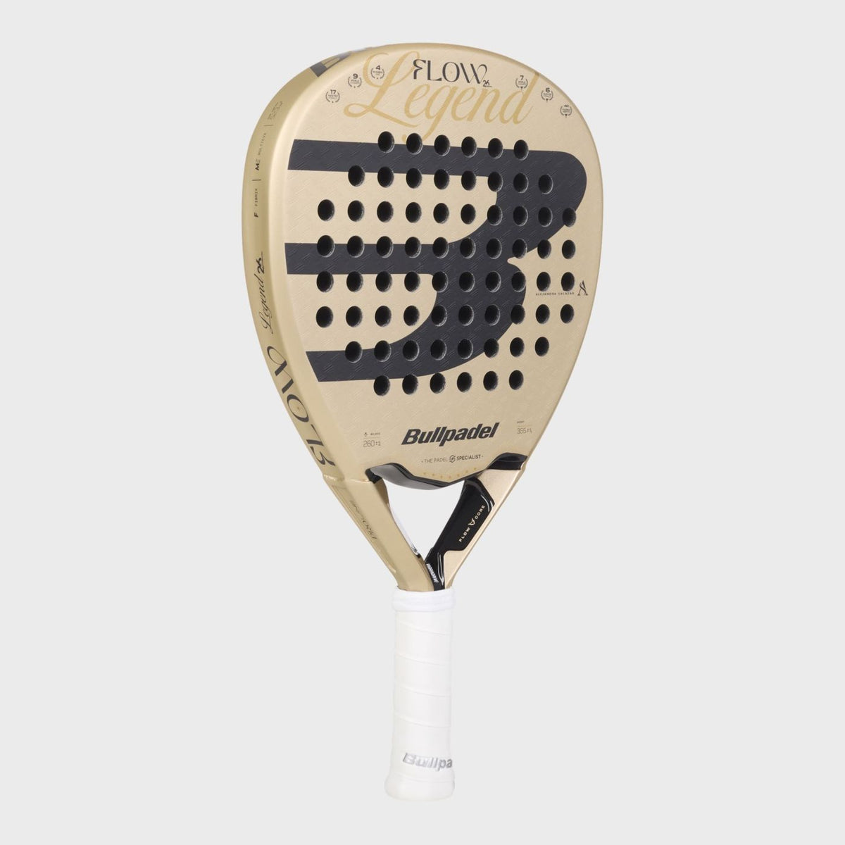Bullpadel Flow Legend 2027 Padelschläger – Rückansicht