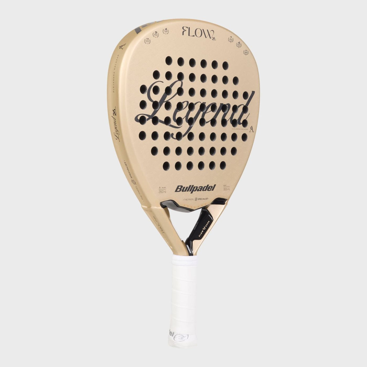 Bullpadel Flow Legend 2027 Padelschläger – Detail Schlagfläche