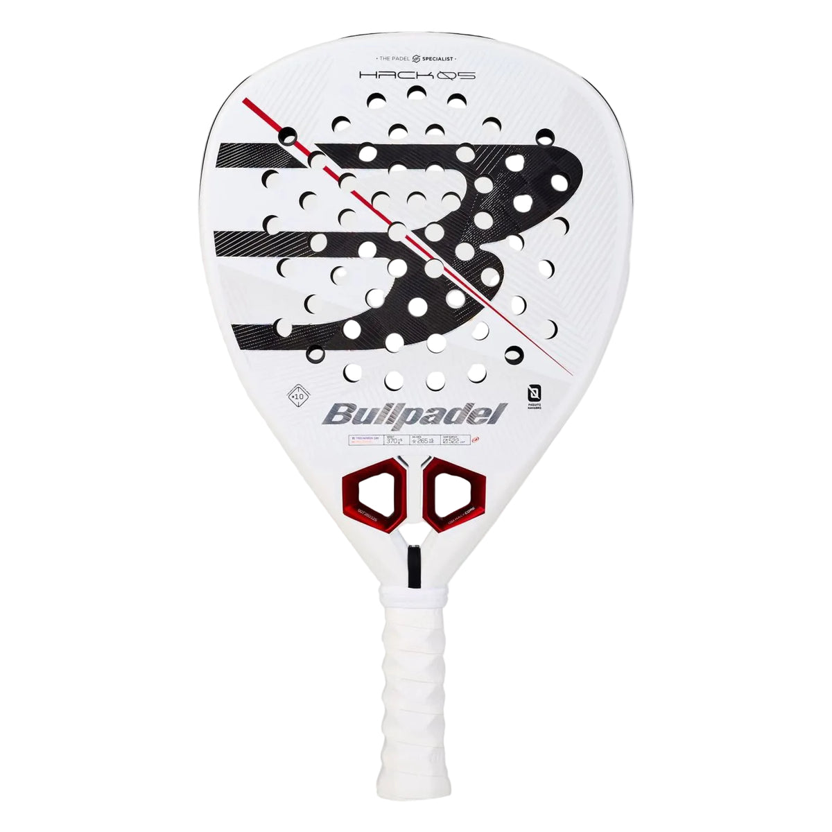 Bullpadel Hack 05 2027 Padelschläger in Diamantform – Vorderansicht