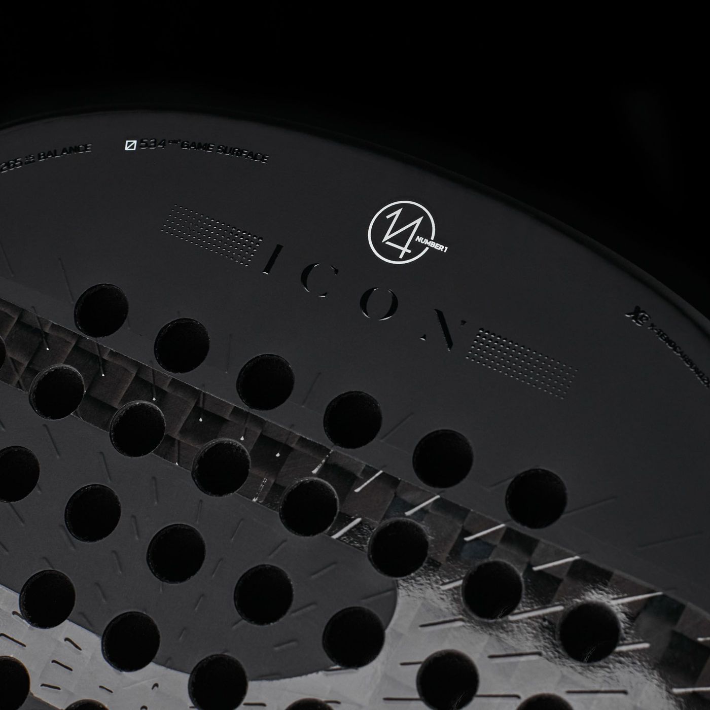 Bullpadel Icon 2027 – Seitenansicht Profil 38 mm