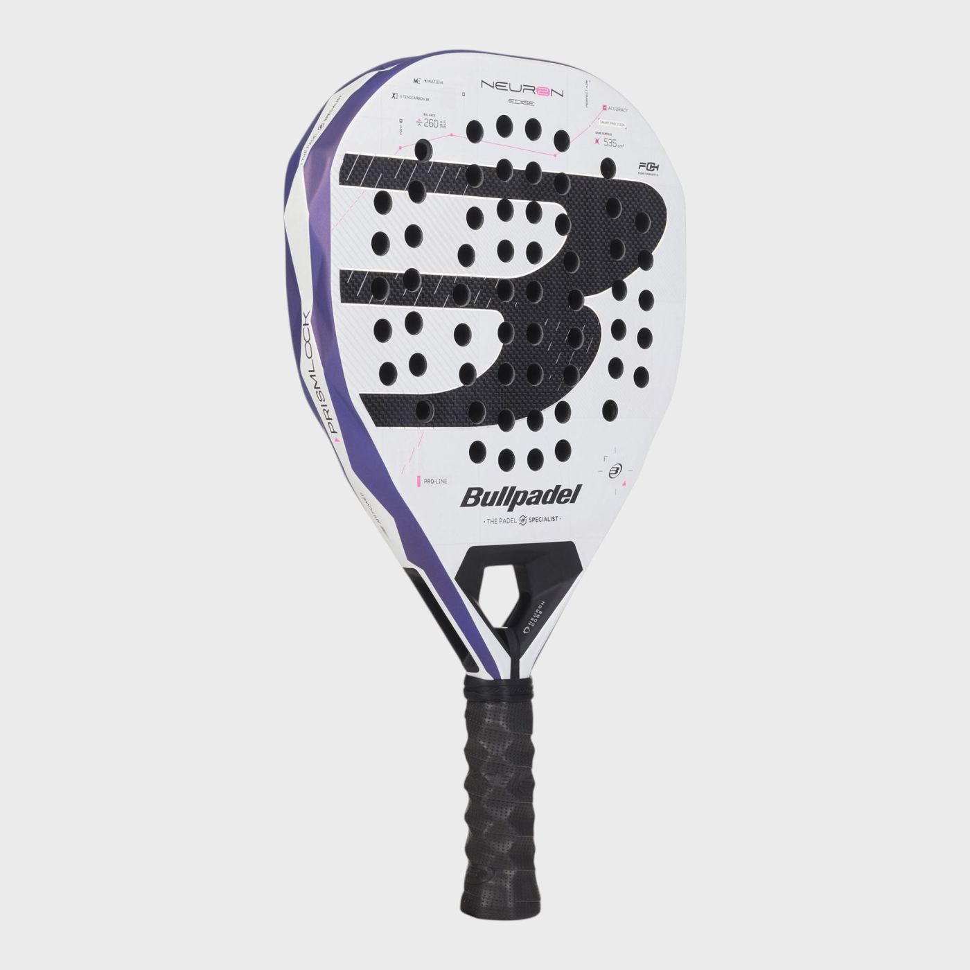 Bullpadel Neuron 02 Edge 2027 – Detail Schlagfläche