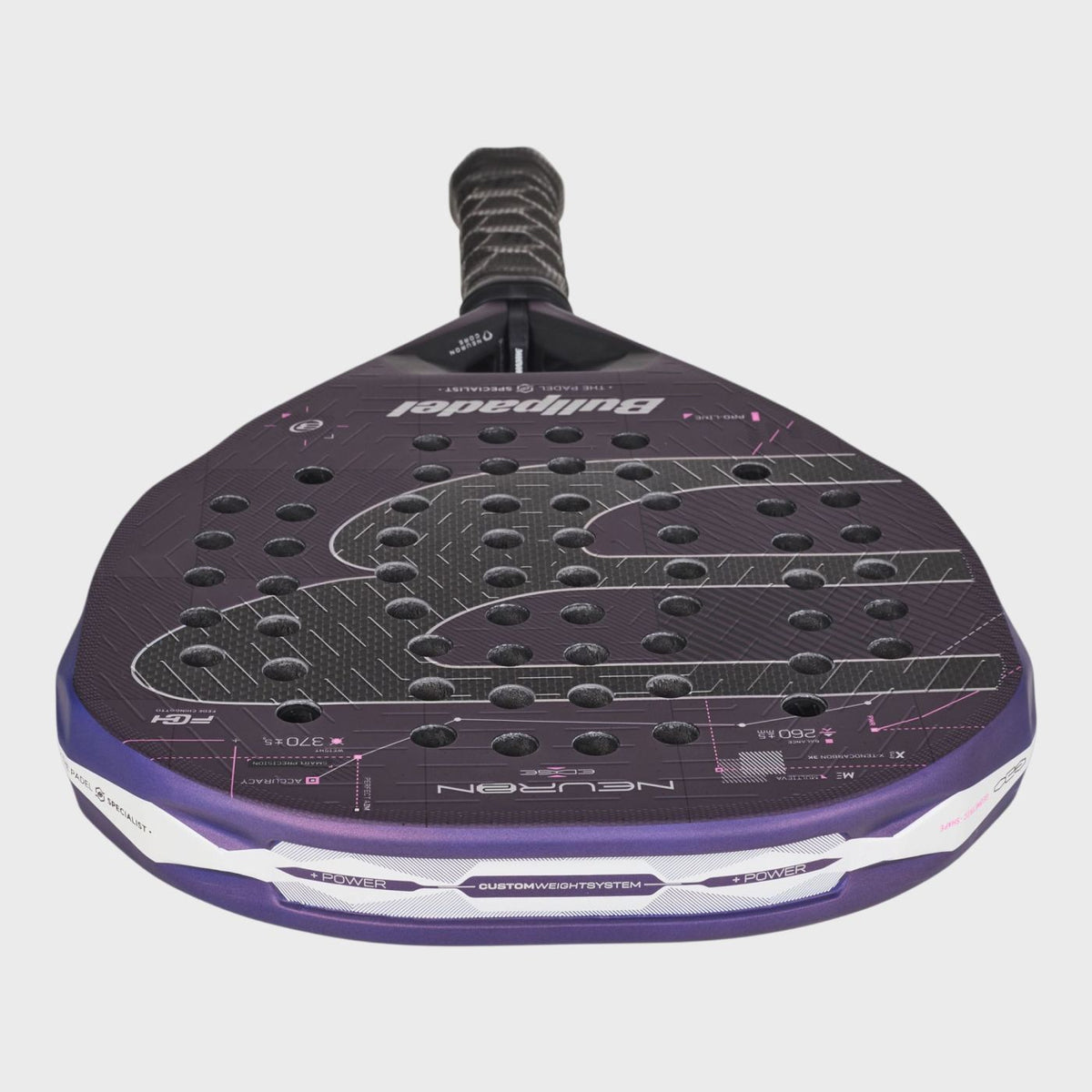 Bullpadel Neuron 02 Edge 2027 – Griffdetail