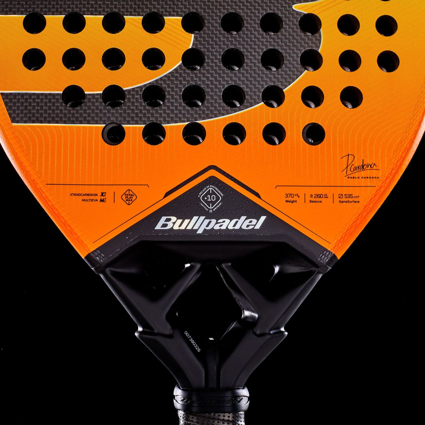 Bullpadel Vertex 05 Geo 2027 – Seitenansicht Profil 38 mm