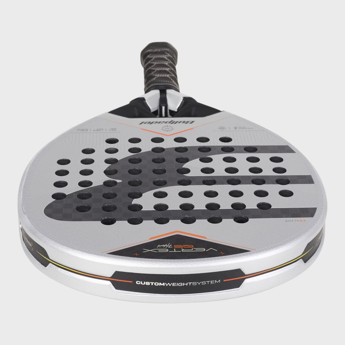 Bullpadel Vertex 05 Hybrid 2027 – Detail Top-Spin-Schlagfläche