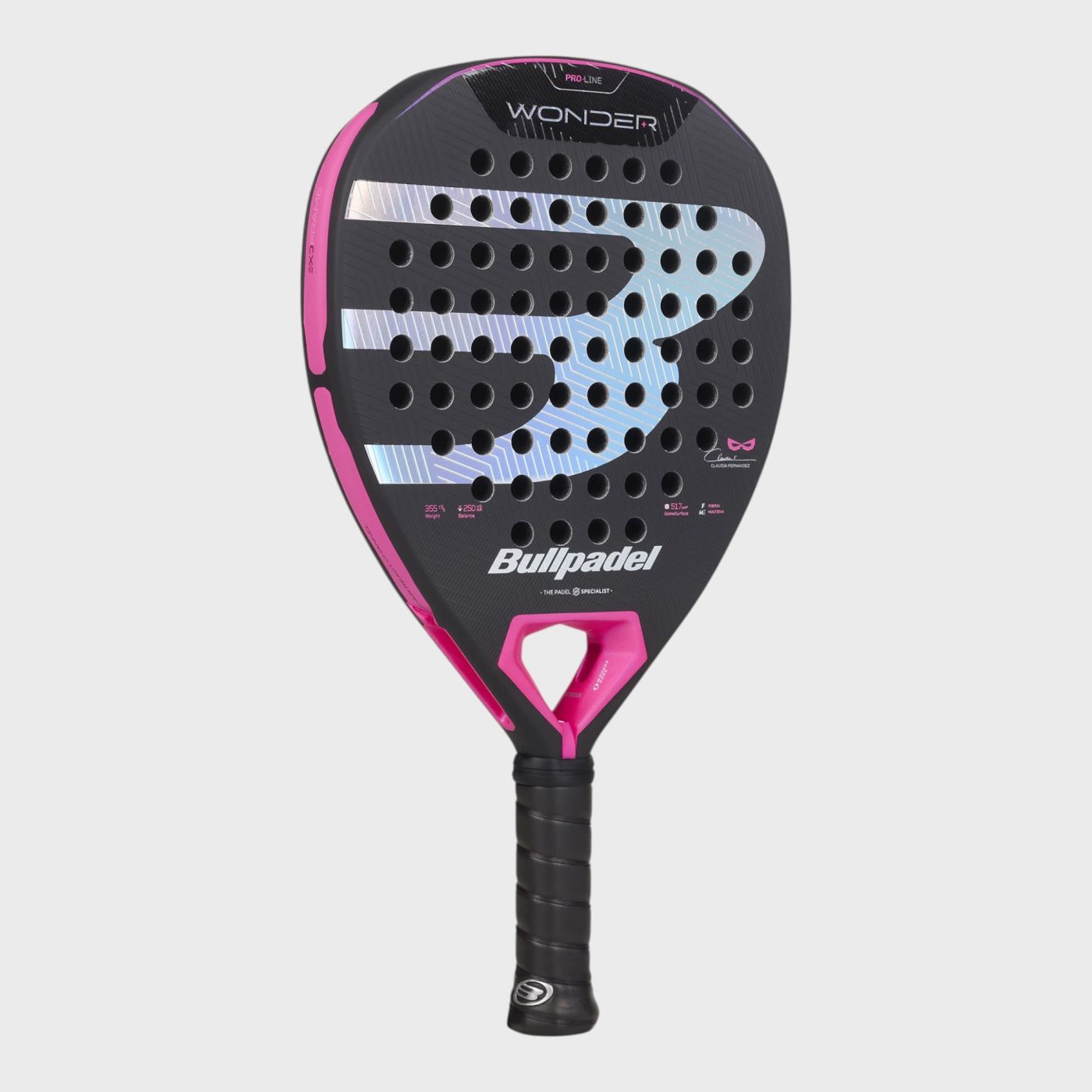 Bullpadel Wonder 2027 Padelschläger – Rückansicht