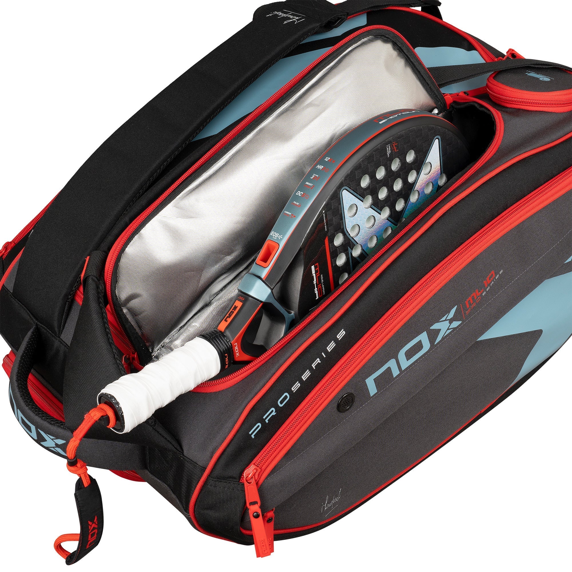 NOX THERMO ML 10 PLATA padel racket bag