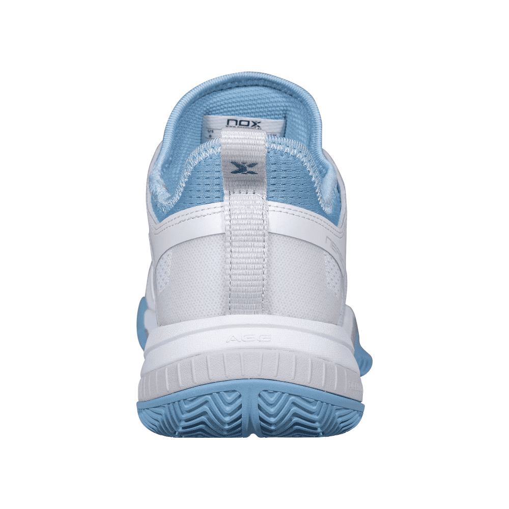 NOX Nerbo Padelschuh Weiß/Blau