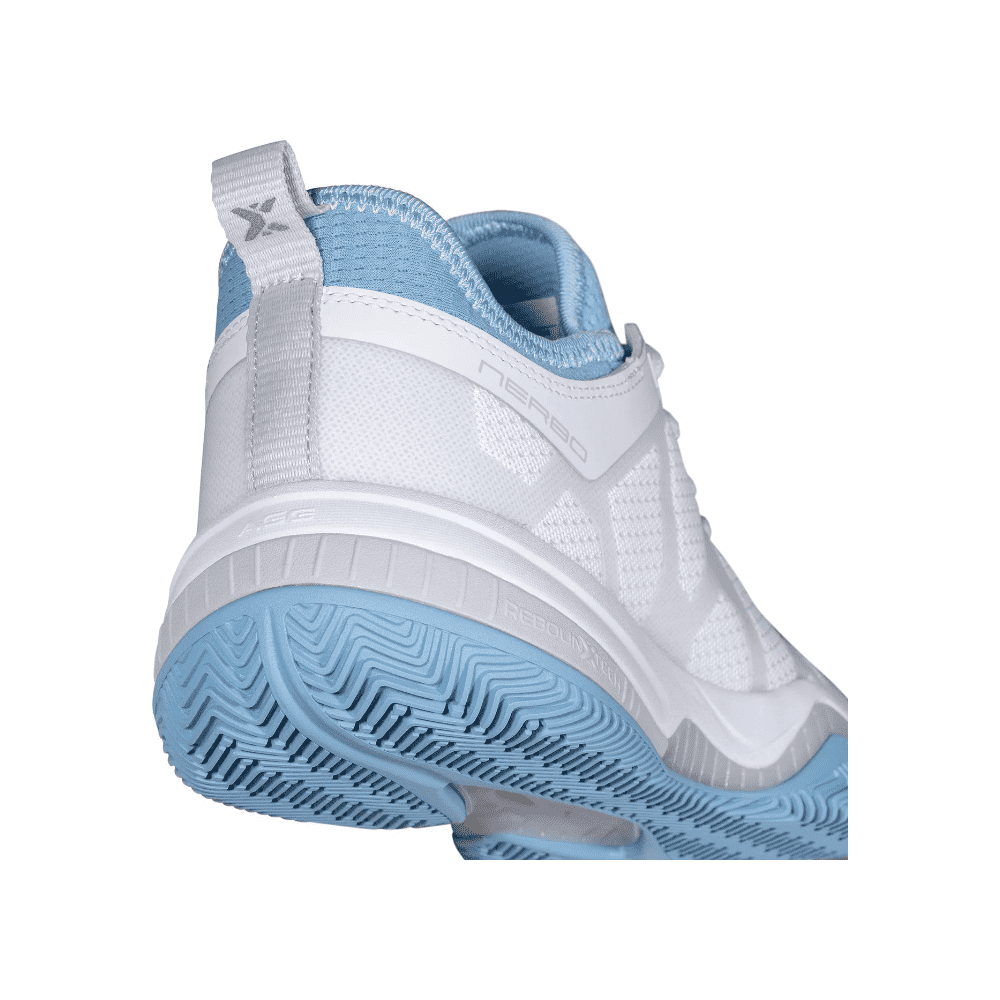 NOX Nerbo Padelschuh Weiß/Blau
