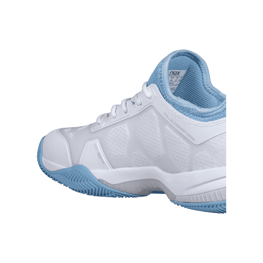 NOX Nerbo Padelschuh Weiß/Blau
