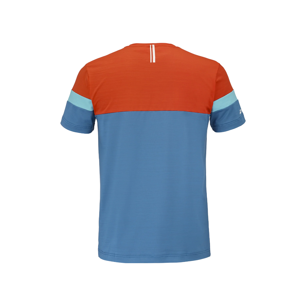 Babolat Crew Neck Tee Blau/Orange