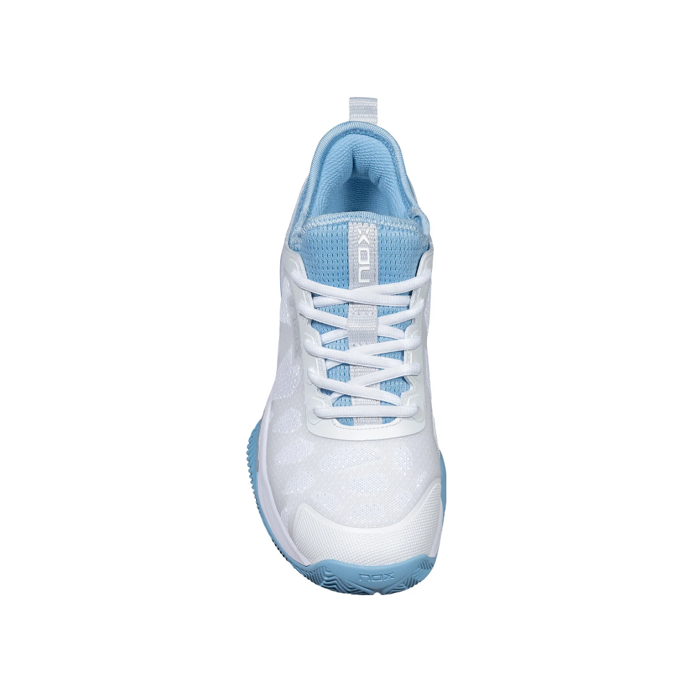 NOX Nerbo Padelschuh Weiß/Blau
