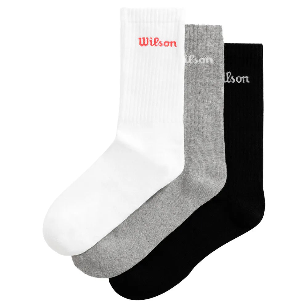 Wilson Crew Logo Socken 3er-Pack Multi