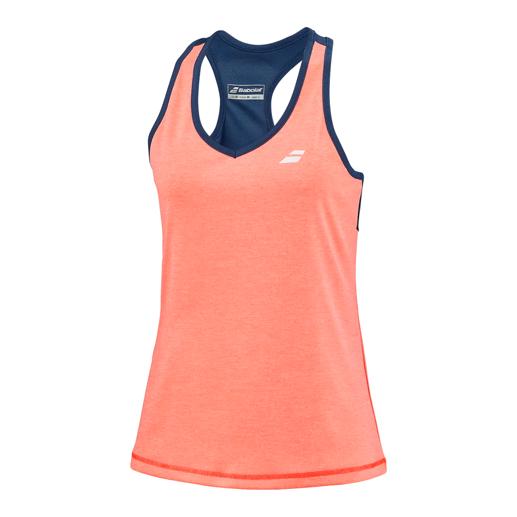 Babolat Play Tank Top orange/dunkelblau