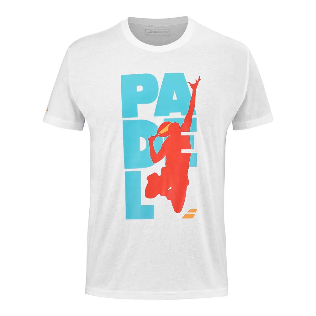 Babolat Padel T-Shirt Herren weiß