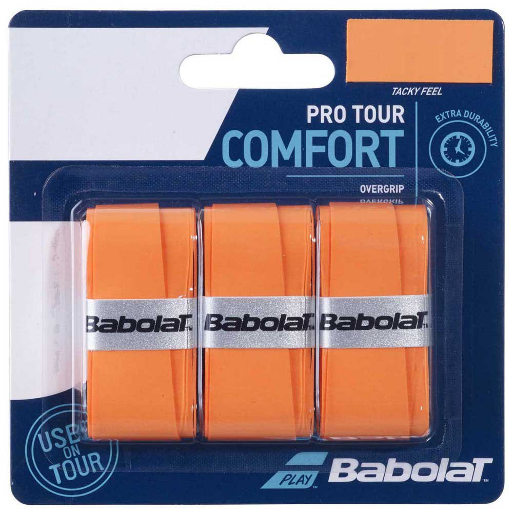 Babolat Overgrips PRO TOUR COMFORT orange 3er Pack