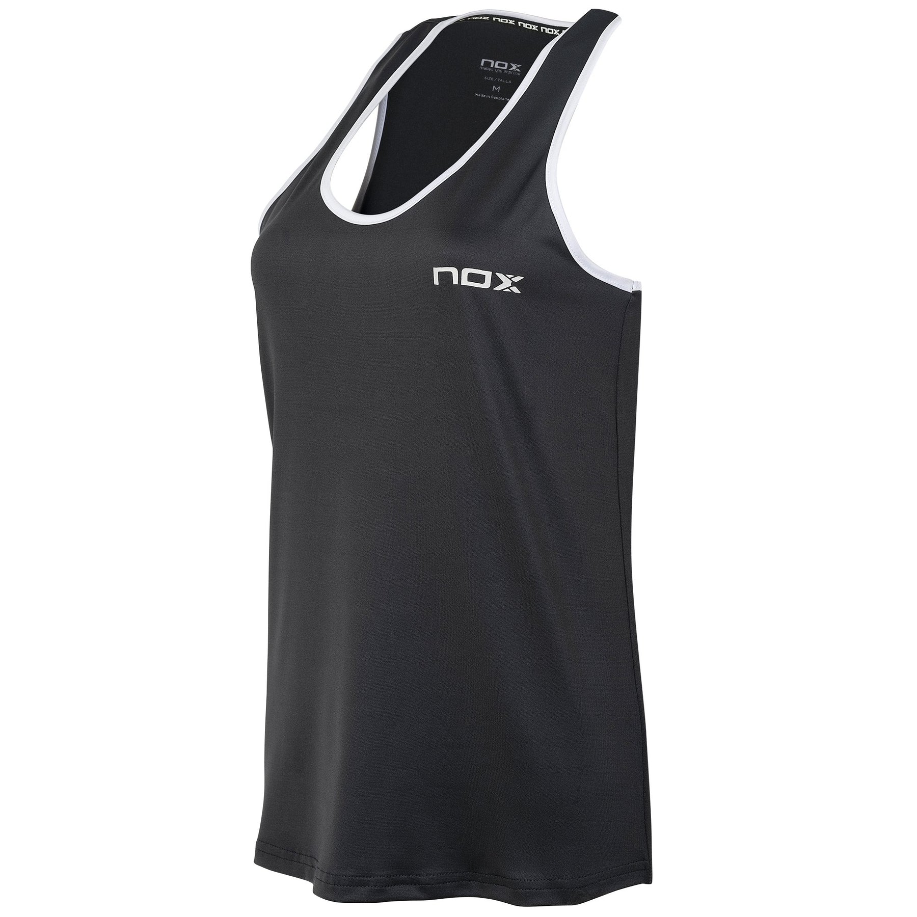 NOX Team Damen Padel Shirt - grau/schwarz