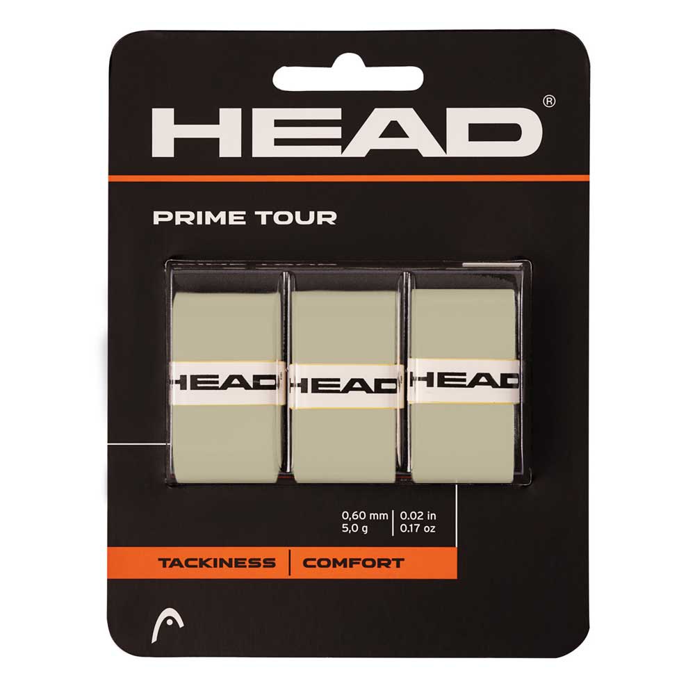 HEAD Prime Tour Overgrips 3er Pack Griffbänder grau